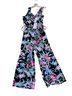 Tommy Bahama 100% Polyester Floral Black Multi Color Jumpsuit Size XS - photo 1