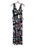 Tommy Bahama 100% Polyester Floral Black Multi Color Jumpsuit Size XS - photo 2