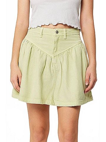 Rolla's Leonie Mini Skirt in Pistachio (view 2)