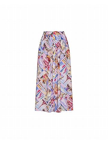L'Agence Seina Midi Skirt in Multi (view 1)