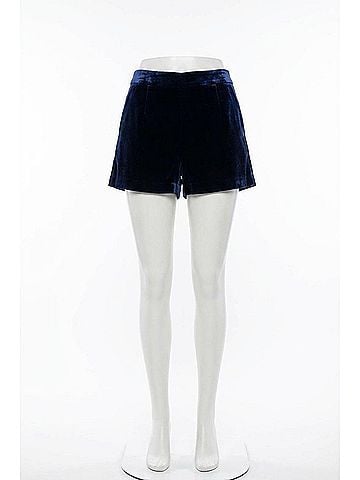 L'Agence Ashton Velvet Short in Midnight (view 1)