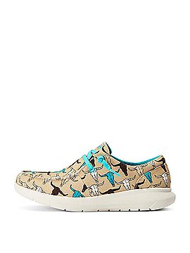 Ariat Women's Hilo Shoe in Multi Steerhead Print (view 2)