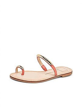 Dolce Vita Women's Wink Toe-Ring Slide Flat Sandals in Fruit Punch (view 2)