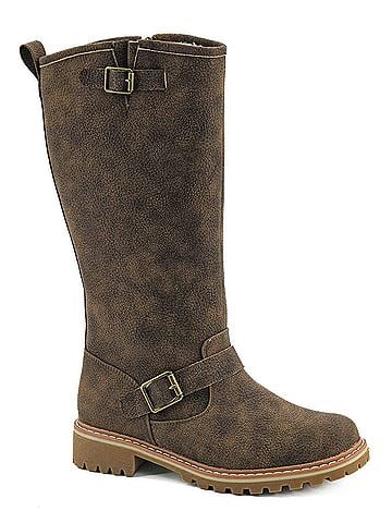 Corkys Women's Carny Boots in Pebbled Brown (view 1)
