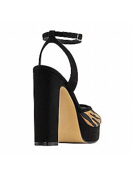Andrea Women's Ankle-Strap Heeled Sandals in Black (view 2)