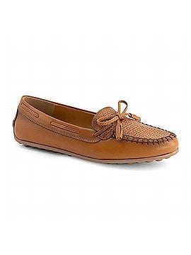 Andrea Women's Leather Loafer in Brown (view 1)