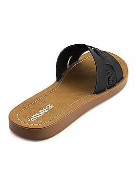 Andrea Women's Casual Sandal in Black (view 2)