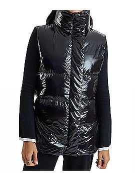 Year Of Ours Puffer Vest in Black (view 2)