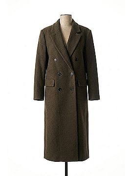 Pistola Prescott Double Breasted Wool Coat in Caper (view 1)