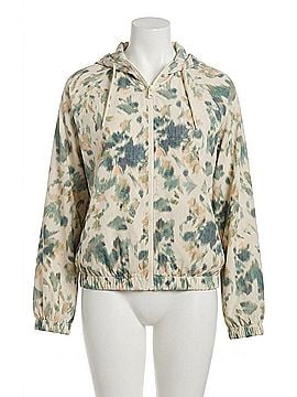 Renuar Hooded Jacket in Oyster Camo Print (view 1)