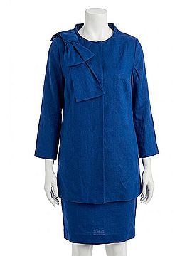 Sara Campbell Sabrina Bow Jacket in Admiral Blue (view 1)