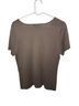 Lands' End Brown Short Sleeve Blouse Size M - photo 2
