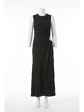 Nomia Gathered Cutout Maxi Dress in Black (view 1)