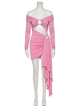 Michael Costello Kurt Mini Dress in Pink (view 1)
