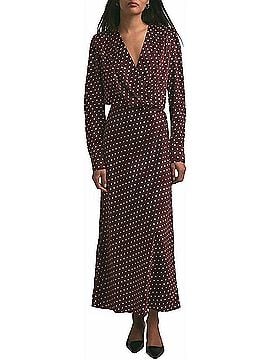 Favorite Daughter Nita Maxi Dress in Sangria Ditsy Dot (view 2)