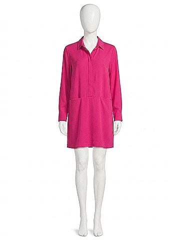 Hatch Women's Maternity Shia Dress in Fuchsia (view 1)