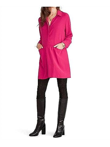 Hatch Women's Maternity Shia Dress in Fuchsia (view 2)