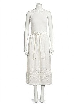 Fifteen Twenty Seline Contrast Midi Dress in Off White (view 1)