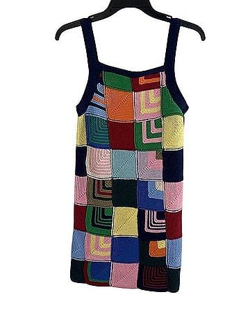 RE/DONE Knitted Square Neck Patchwork Dress Casual Dress (view 1)