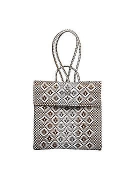 Lolas Collection Women's Medium Handmade Aztec Backpack in Gold/Silver (view 1)