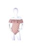 Topshop Stripes Multi Color One Piece Swimsuit Size 10 - photo 2