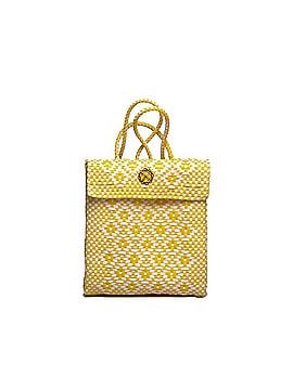 Lolas Collection Women's Medium Handmade Aztec Backpack in Yellow (view 1)