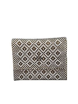 Lolas Collection Women's Handmade Aztec Long Braided Strap Crossbody Bag in Gold (view 1)