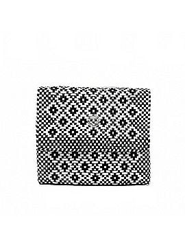 Lolas Collection Women's Aztec Long Braided Strap Crossbody Bag in Black/White (view 2)