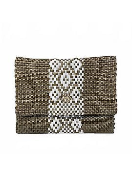 Lolas Collection Women's Woven Long Braided Strap Crossbody Bag in Dark Gold (view 2)