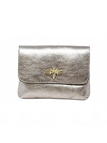 German Fuentes Delaney Bag in Metallic Pewter (view 1)