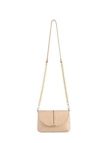 Shiraleah Laurene Wristlet Crossbody Bag in Stone (view 1)
