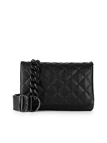 Haute Shore Lexi Solo Clutch in Black Quilted (view 1)
