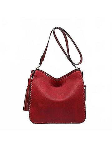 JEN & CO. Women's Nina Bag in Wine (view 1)