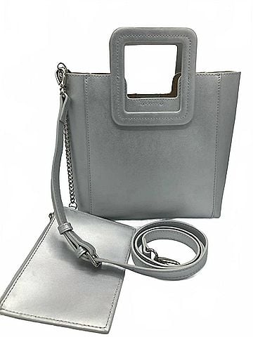 TMRW Studio Antonio Mini Crossbody in Silver (view 1)