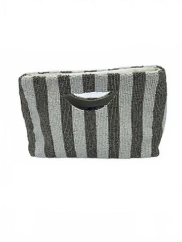 Tiana Floria Cutout Handle Clutch in Ivory/Pewter (view 1)