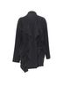Comme des Garçons 100% Wool Gray Comme Des Garcons striped wool draped jacket Size 12 - photo 1