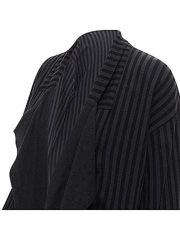 Comme des Garçons Comme Des Garcons striped wool draped jacket (view 2)