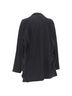 Comme des Garçons 100% Wool Gray Comme Des Garcons striped wool draped jacket Size 12 - photo 3