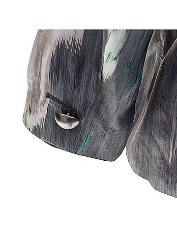Giorgio Armani Giorgio Armani silk watercolor abstract blazer (view 2)