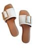 Universal Thread White Brown Sandals Size 8 1/2 - photo 1