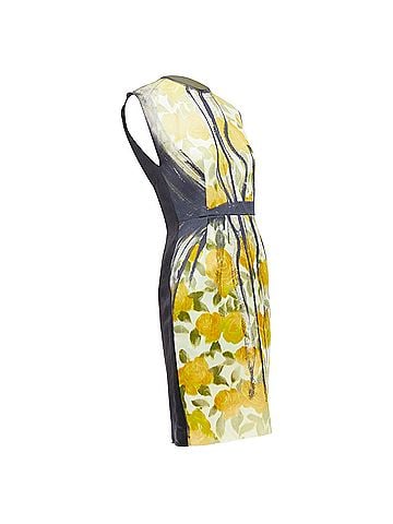 Lanvin Lanvin Les 10 Ans Cotton Silk Floral Print Dress (view 1)