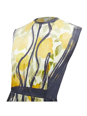 Lanvin Lanvin Les 10 Ans Cotton Silk Floral Print Dress (view 2)
