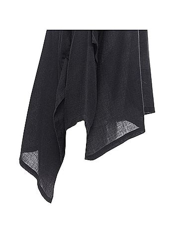Comme des Garçons Comme Des Garcons linen square shorter back loose top (view 2)