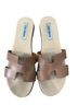 Steve Madden 100% Leather Brown Sandals Size 8 1/2 - photo 3
