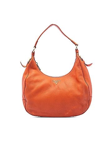 Prada Vitello Daino Zip Top Hobo (view 1)