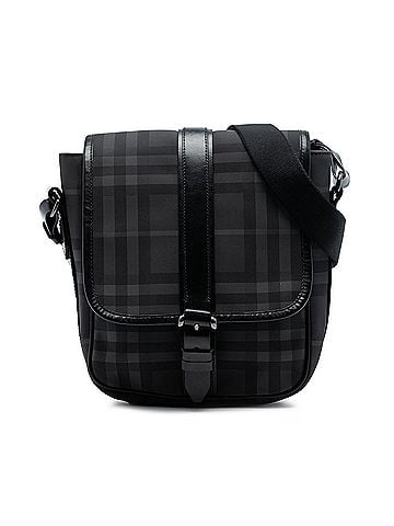 Burberry Smoke Check Coated Canvas Crossbody (view 1)