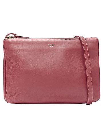 Céline Celine Phoebe Philo Trio zip triple snap pouch crossbody bag (view 1)