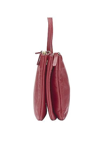 Céline Celine Phoebe Philo Trio zip triple snap pouch crossbody bag (view 2)