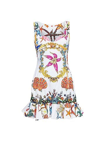 Versace Versace Runway Tresor De La Mer starfish corset flounce dress (view 1)