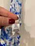 Luli Fama 100% Nylon Tie-dye Blue White Romper Size XS - photo 5